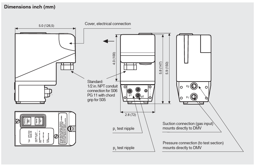 dimensiones-Dungs/dimensiones-Sistema-de-comprobacion-de-valvulas-VPS-504-508